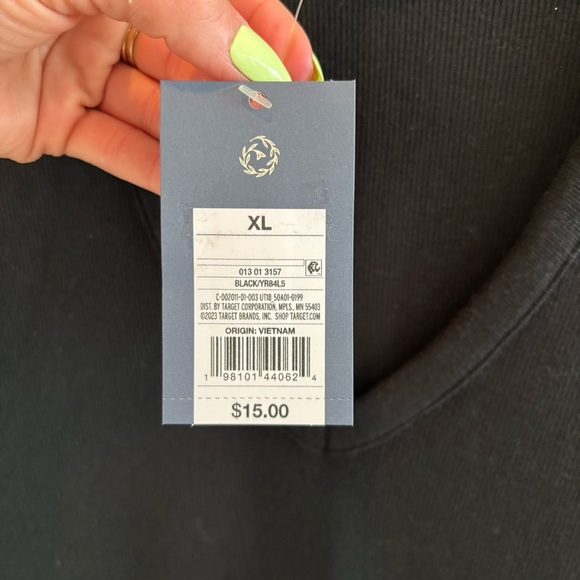 Universal Thread NWT Women's Black Ribbed Bodysuit High Neck Sleeveless Size XL - Picture 4 of 10